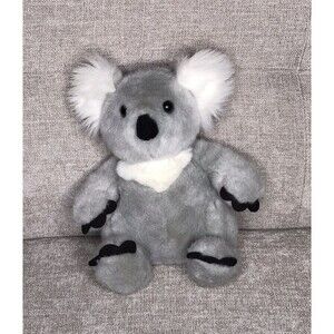 BUILD A BEAR Plush Gray and White Koala Bear Stuffed Animal 11 Inches